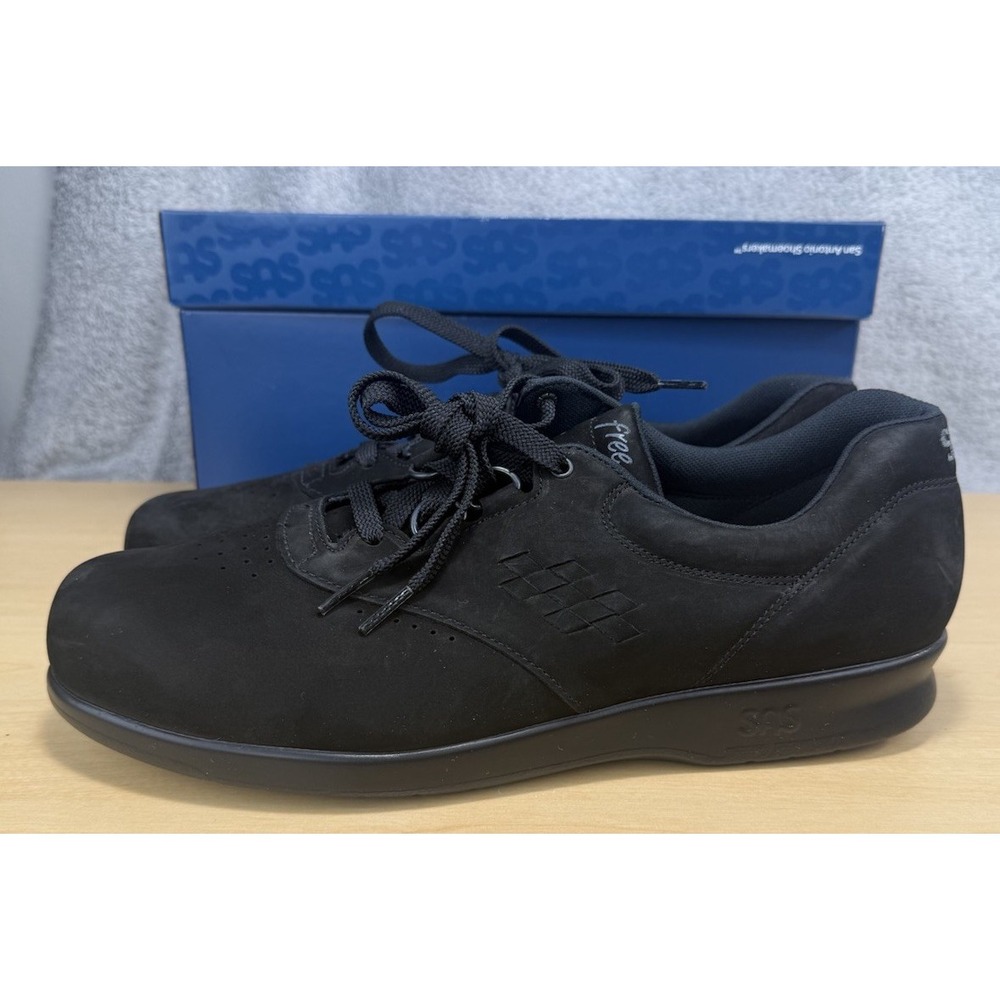 SAS FreeTime Charcoal Suede Black Womens Size 11 S J7666773